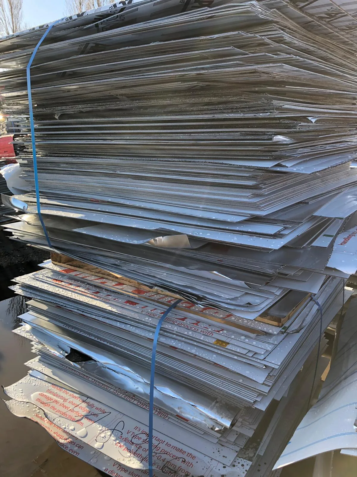 Alucobond Scrap Sheets & Bales For Sale