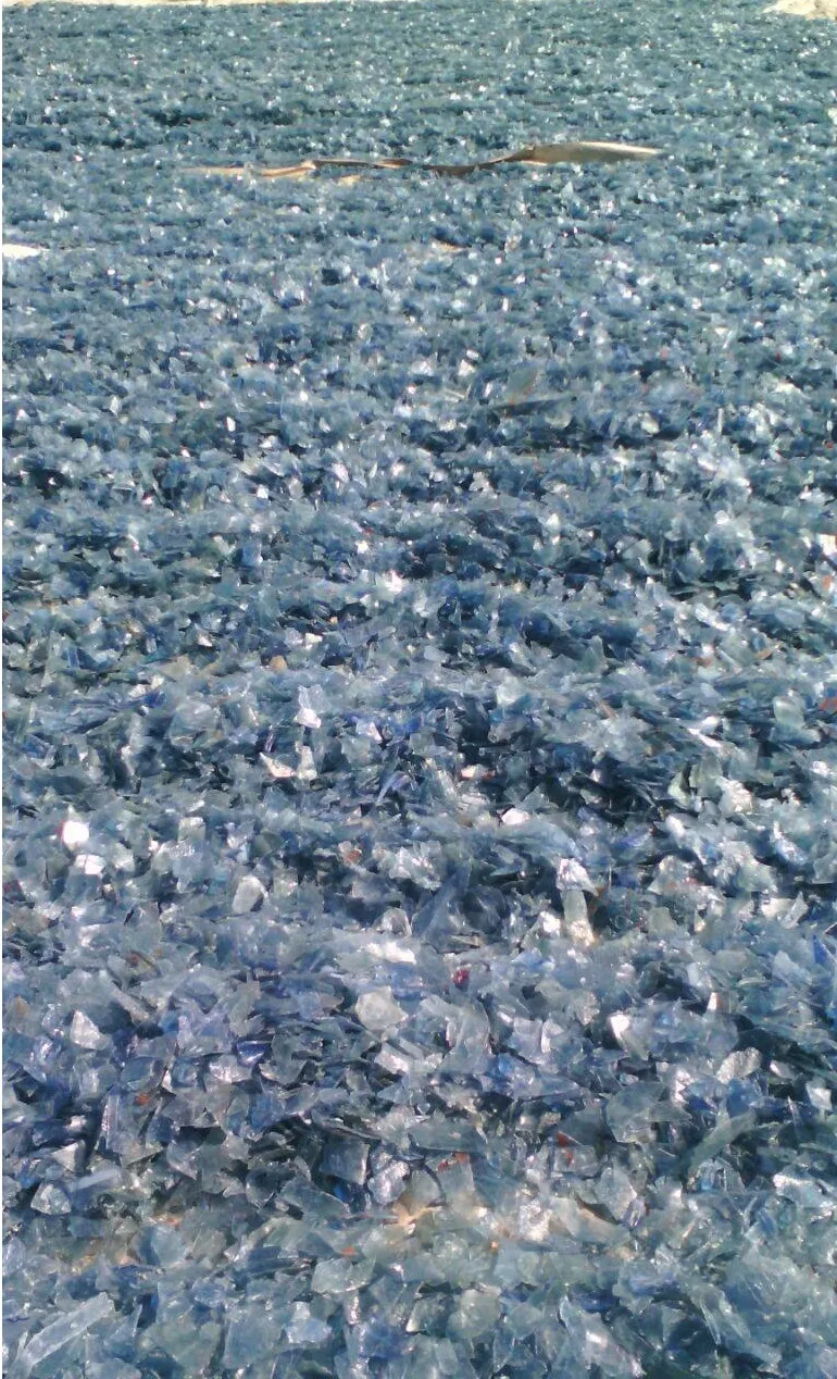 Blue Pc Water Bottle Regrind 99.99% Pure