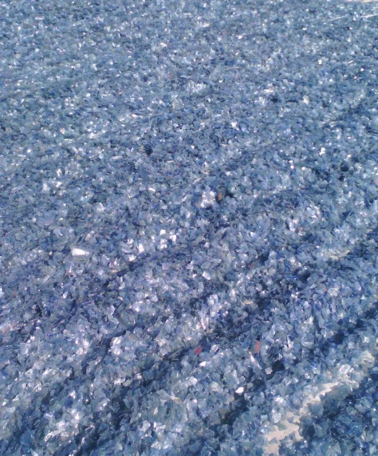 Blue Pc Water Bottle Regrind 99.99% Pure