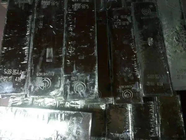 TIN Ingot 99.99% Pure (CAS #: 7440-31-5)